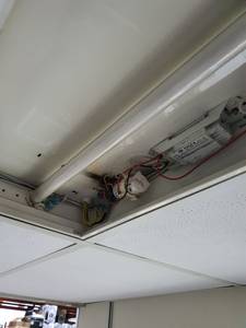 Burnt Light Fixture Wiring